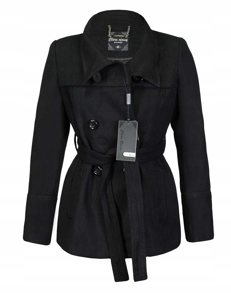 PŁASZCZ TRENCZ GUZIKI XL