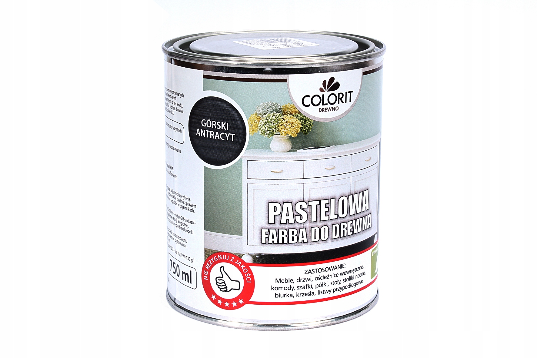 PASTELOWA FARBA DO DREWNA 750ml COLORIT kolory Kod producenta FARBA PASTELOWA