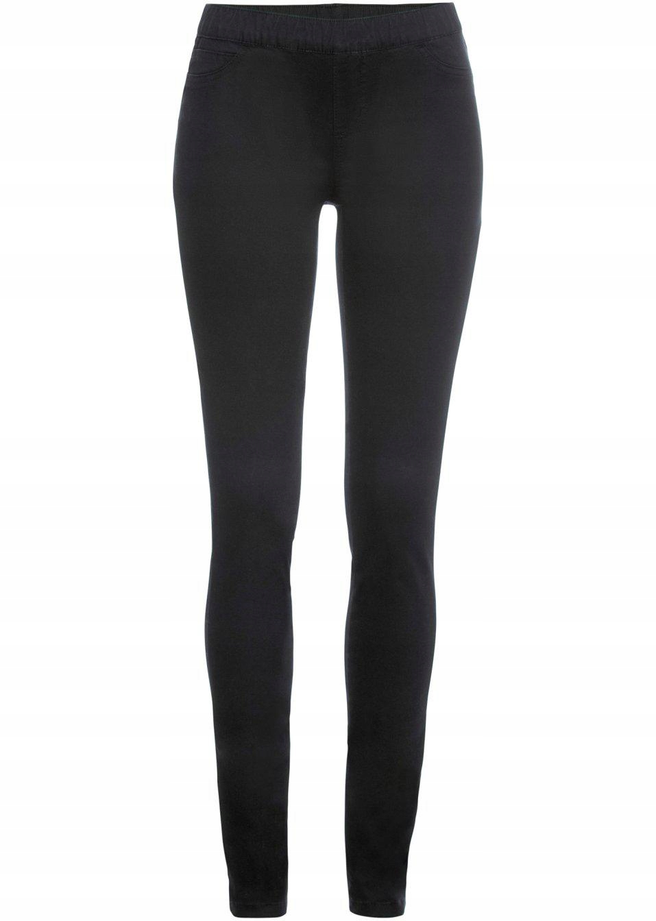 JEGGINSY CZARNE DAMSKIE BONPRIX 38 Kolor czarny