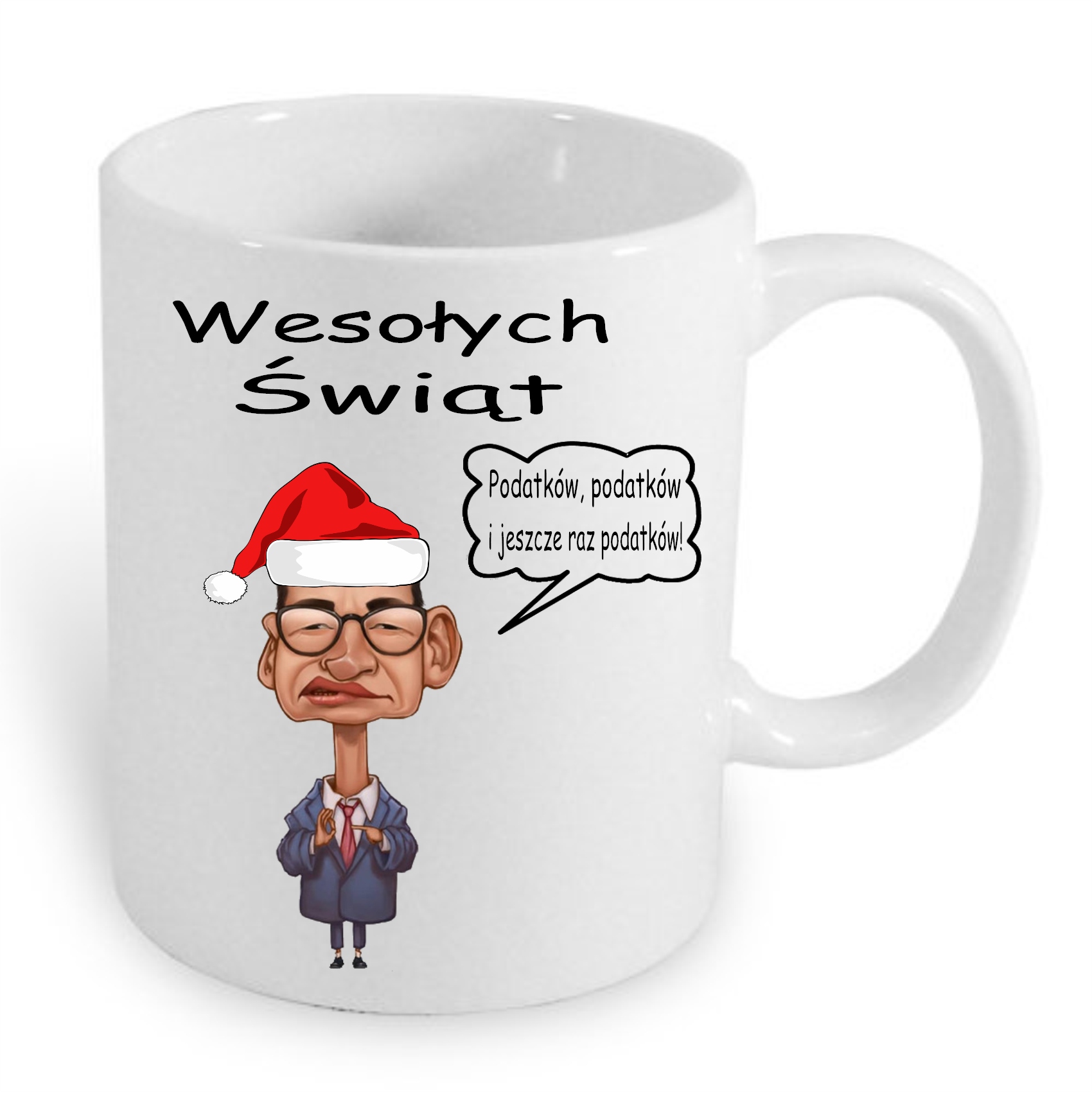 

kubek świąteczny pis anty pis podatki śmieszne