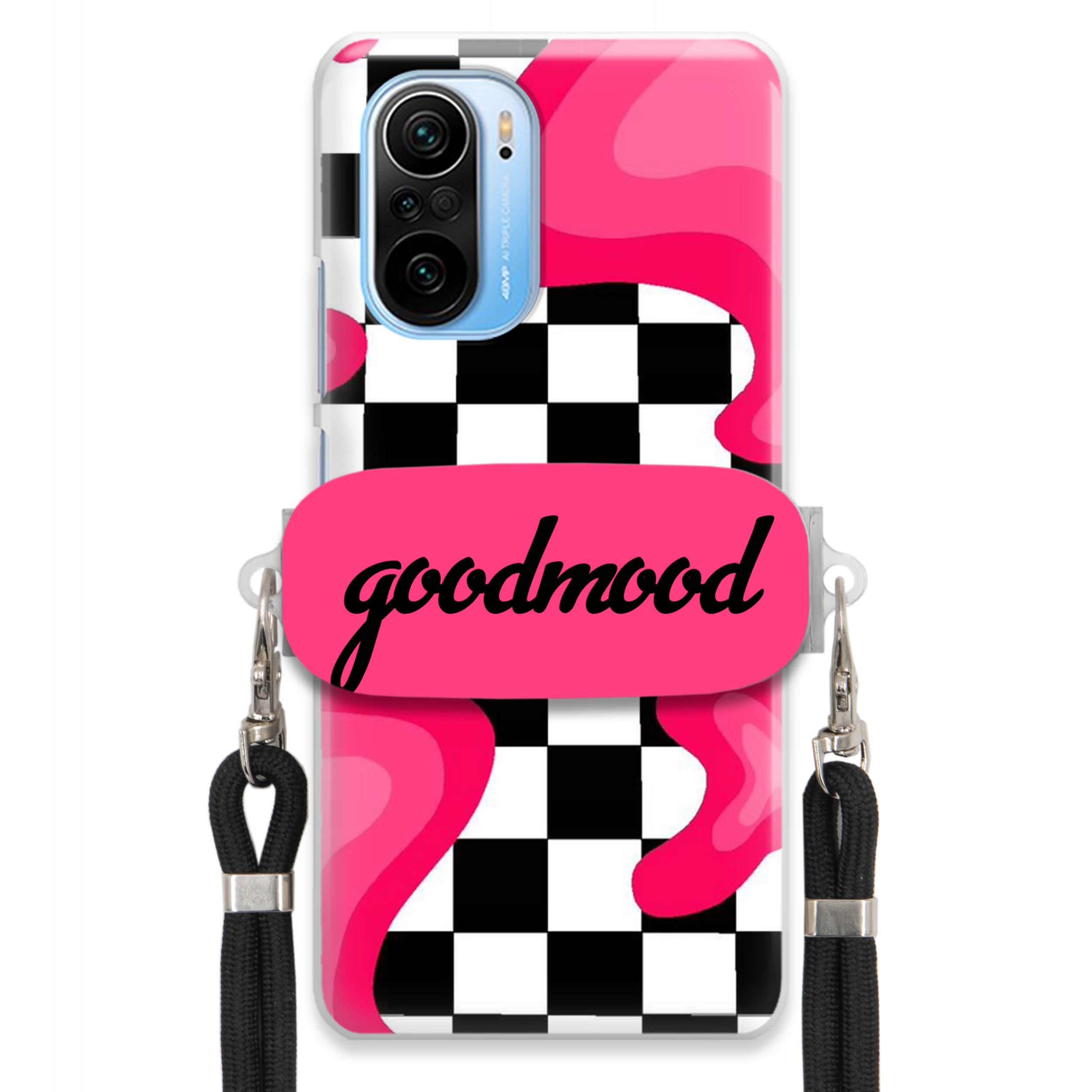 Puzdro Pre Xiaomi Poco F3 Pro Sada Case Držiak Vodítko Čierna For Teen Splash