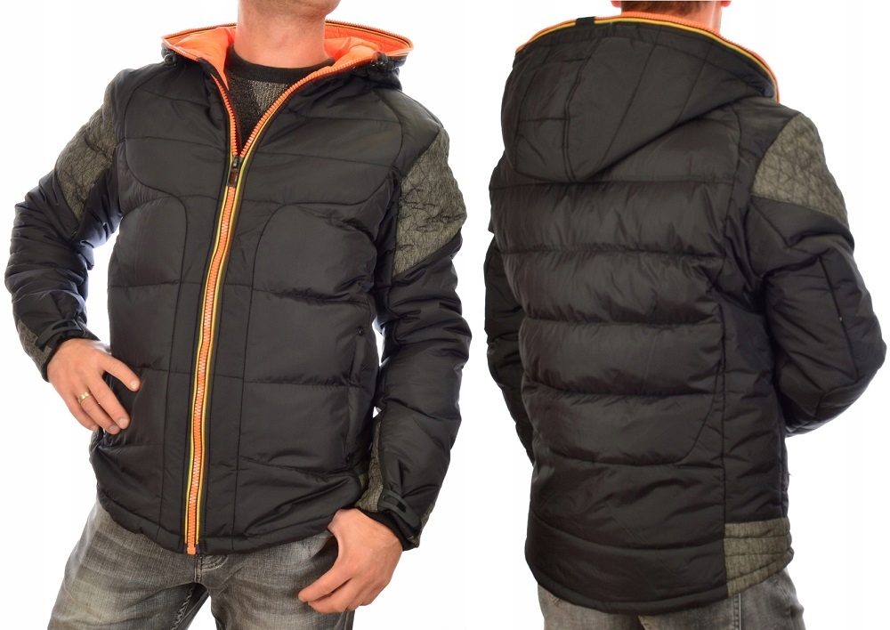 Zimní Bunda AH55197P S Medvídkem, Péřová, Velikost XL