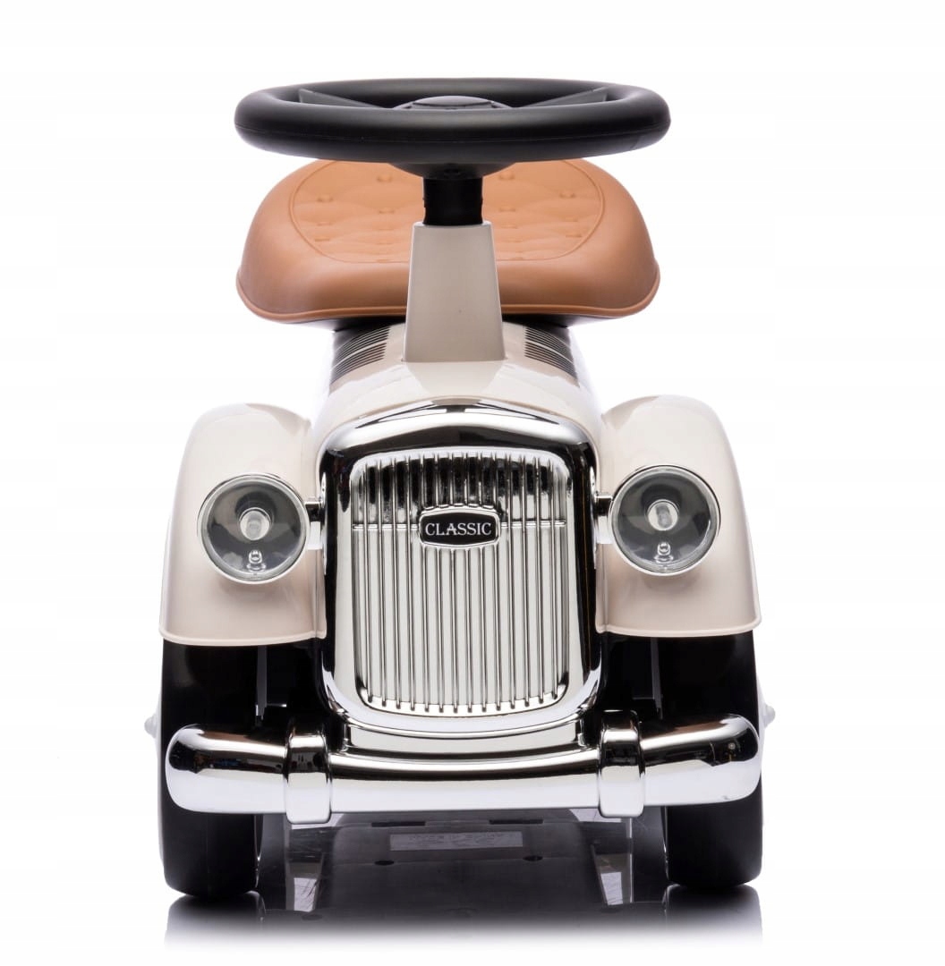 Jeździk dla dzieci Retro wyścigowy chodzik pchacz ecru Kod producenta J05.054.0.3