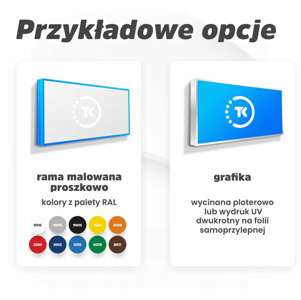 Kaseton reklamowy LED XXL 600x150cm Szerokość produktu 600 cm
