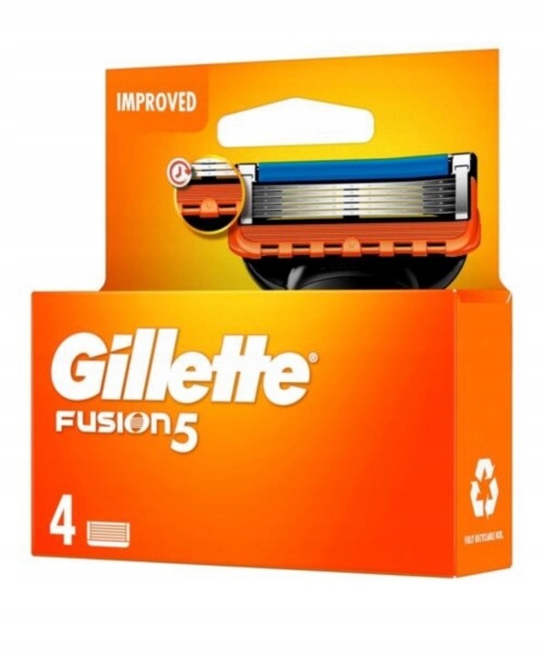 Wkłady żyletki wymienne do maszynki Gillette Fusion 5