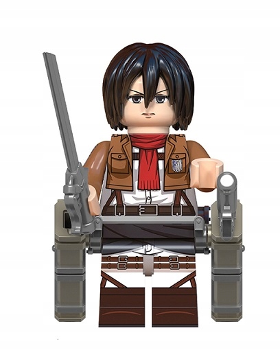 

Klocki Attack on Titan figurka Mikasa Ackermann