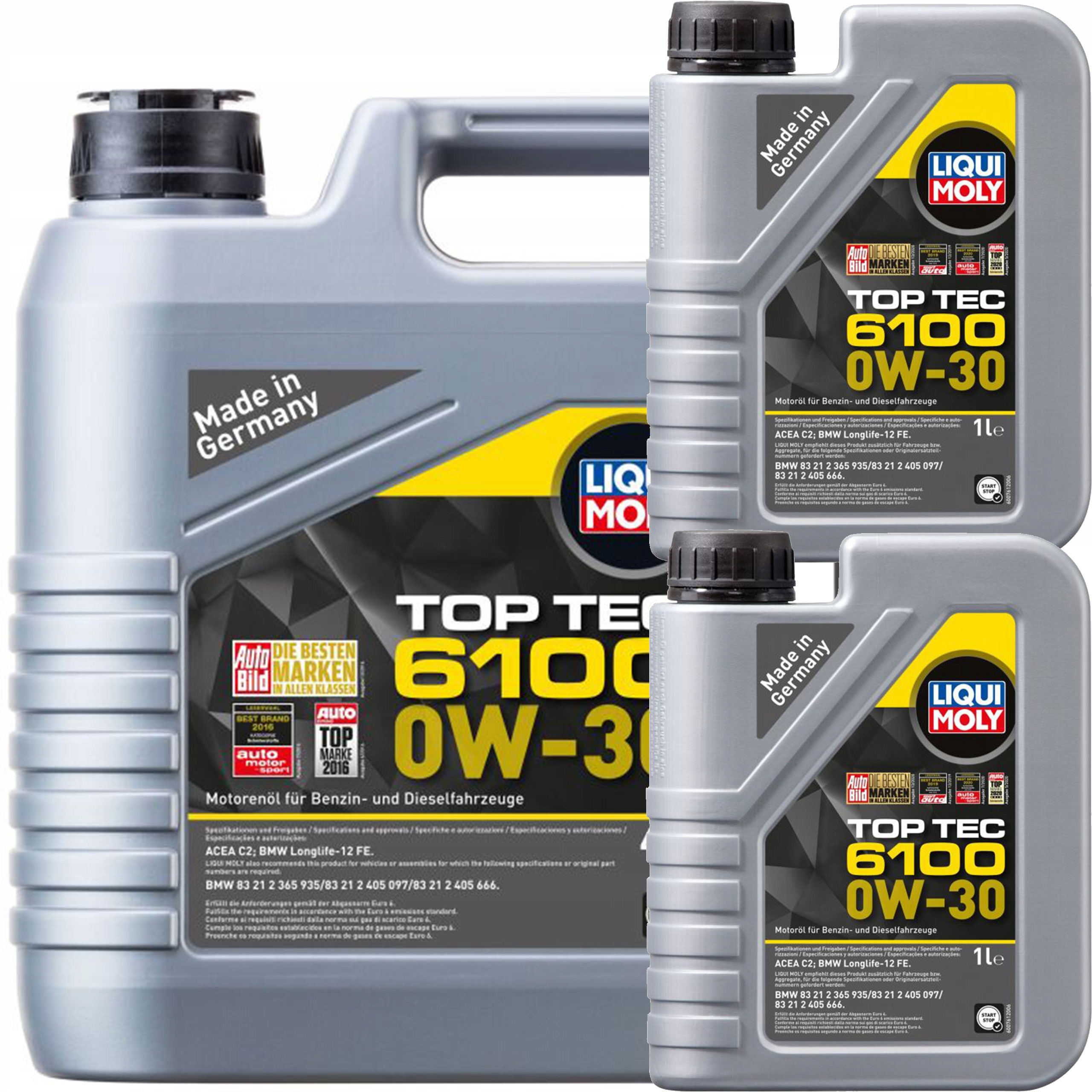 Liqui Moly Olej LM20778 TopTec 6100 0W-30 4L + 2L