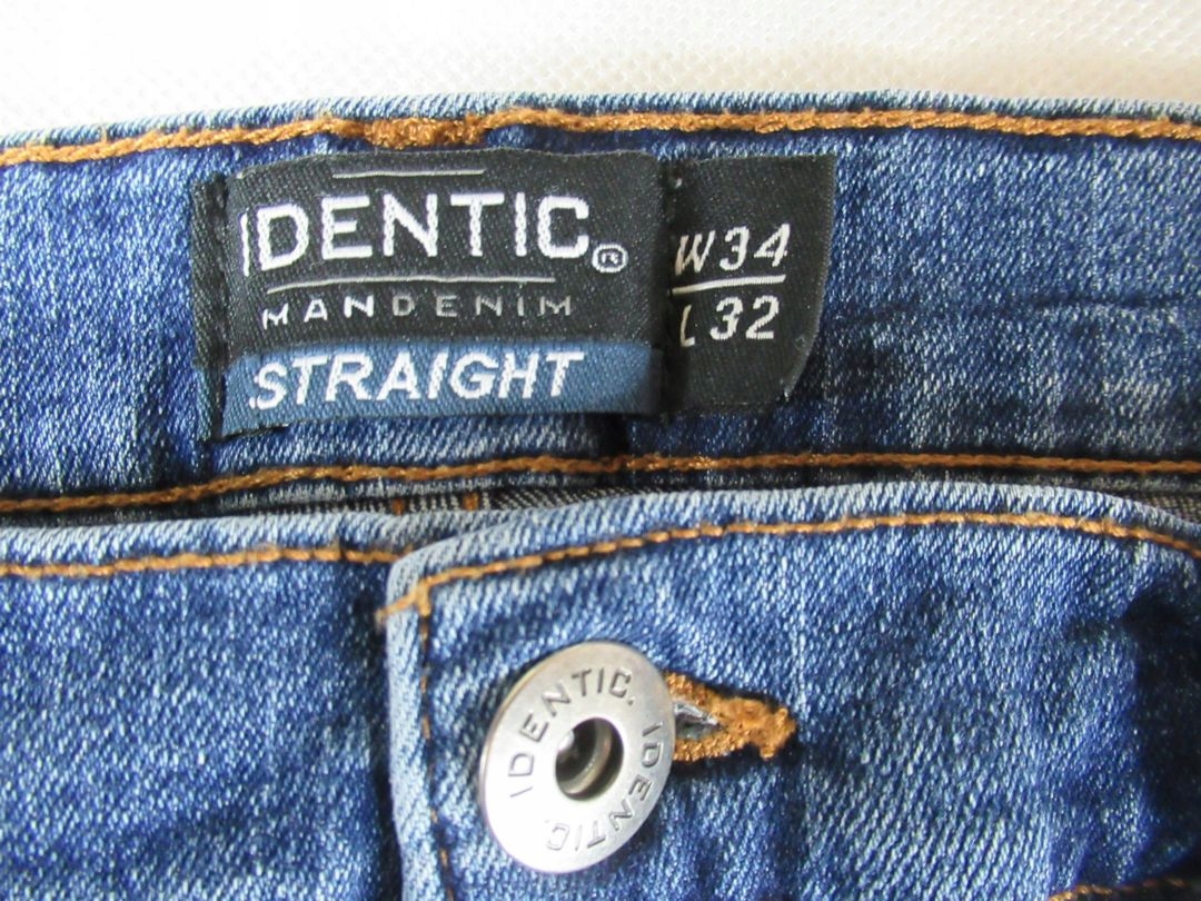 IDENTIC ____ KLASYCZNY JEANS SPODNIE ____ 34/32 Rozmiar 34/32