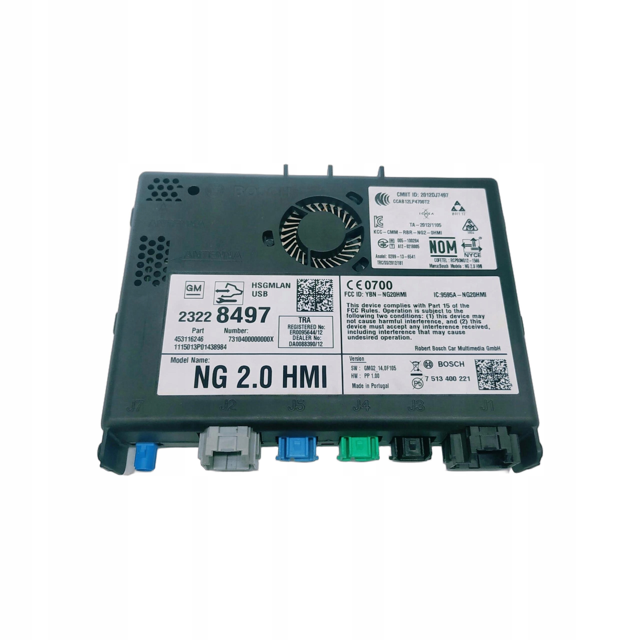module navigation devices HMI OPEL INSIGNIA A LIFT 23228497