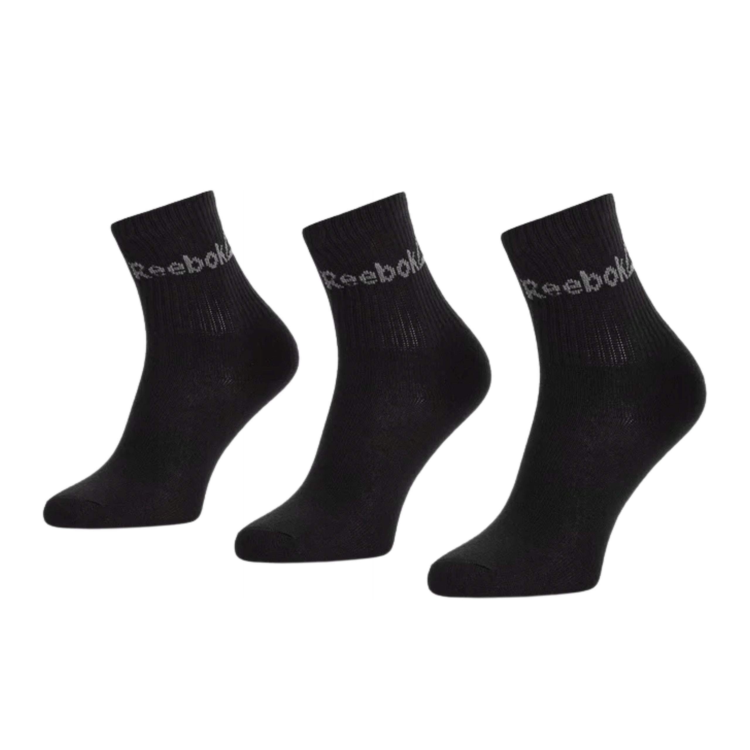 Męskie skarpetki 3pak Reebok Act Core Crew Sock 35-38