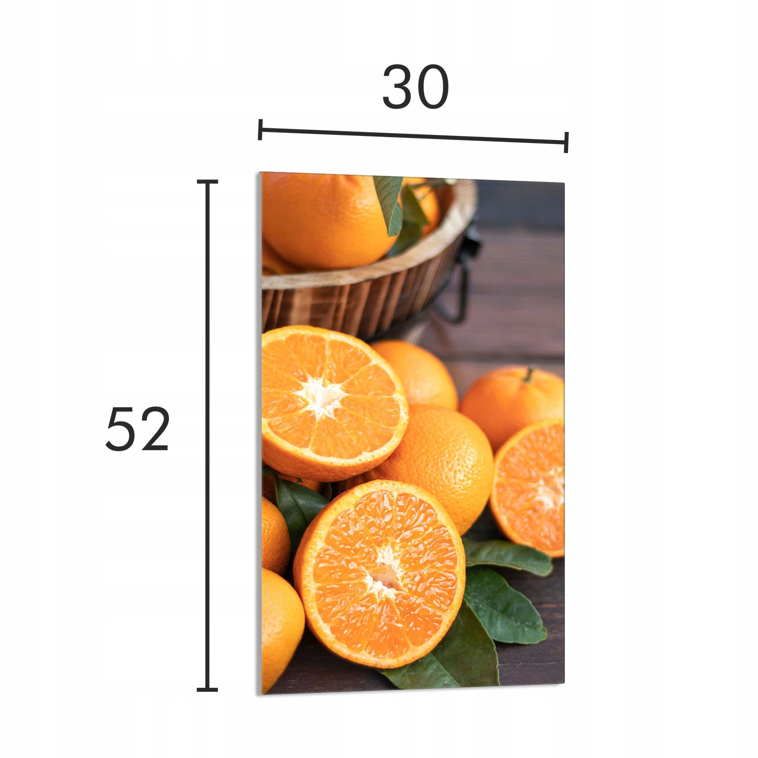 

Szklana Deska Do Krojenia 30x52 Owoce