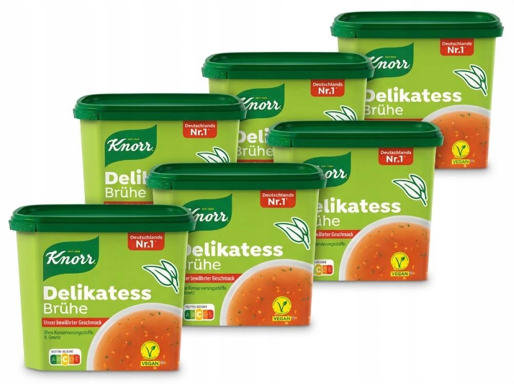 Knorr Delikatess Bruhe Vývar instantní vývar 6x16L 1,974 kg Německo