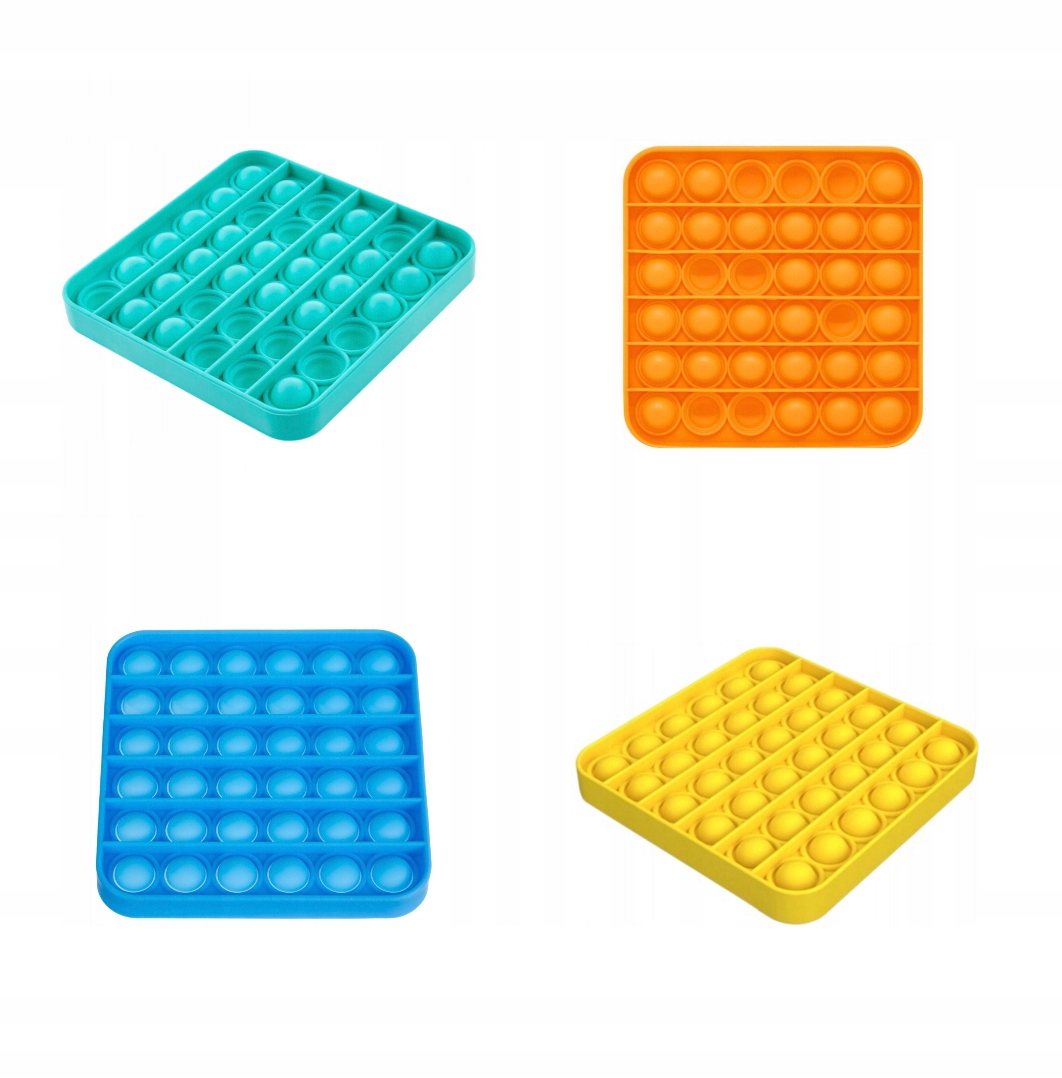 

Pop It Popit Fidget Gniotek Zestaw 4 sztuki