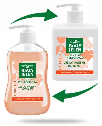 

Biały Jeleń żel do higieny intymnej kora dębu 0,5l