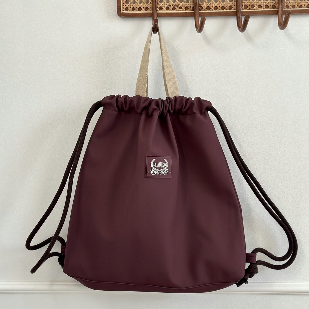 La Millou Batoh Gumový Sáček Burgundy