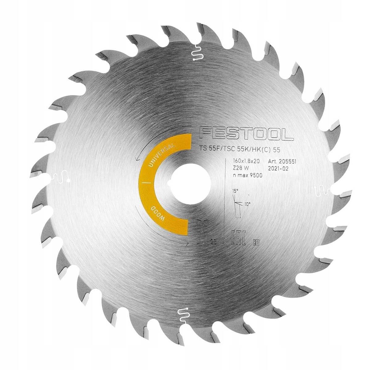 Pilový kotouč Wood Universal Hw 160x1,8x20 mm Festool