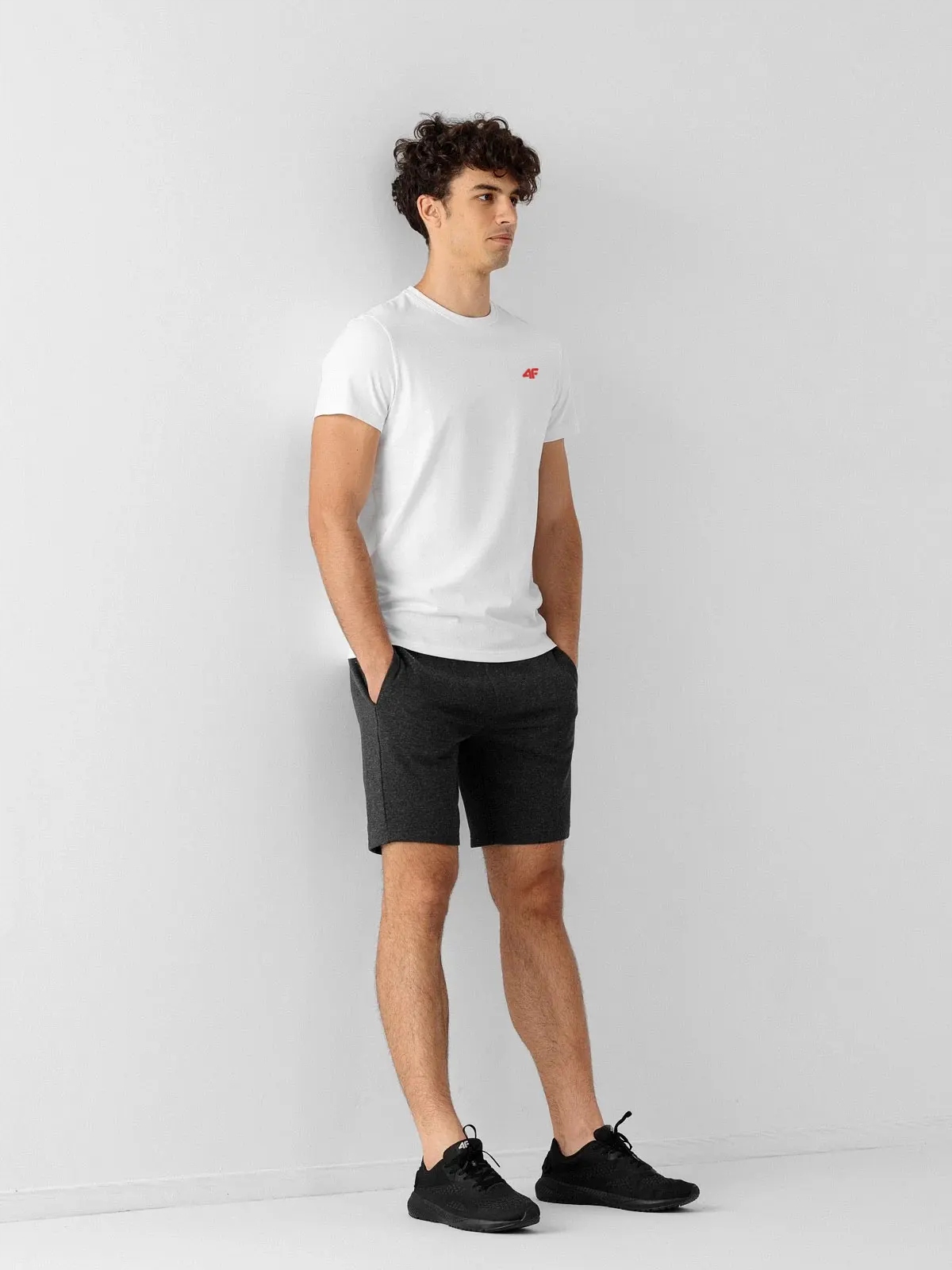 KOSZULKA MĘSKA 4F T-SHIRT BAWEŁNIANY PODKOSZULEK SPORTOWY LIMITOWANA Rozmiar L