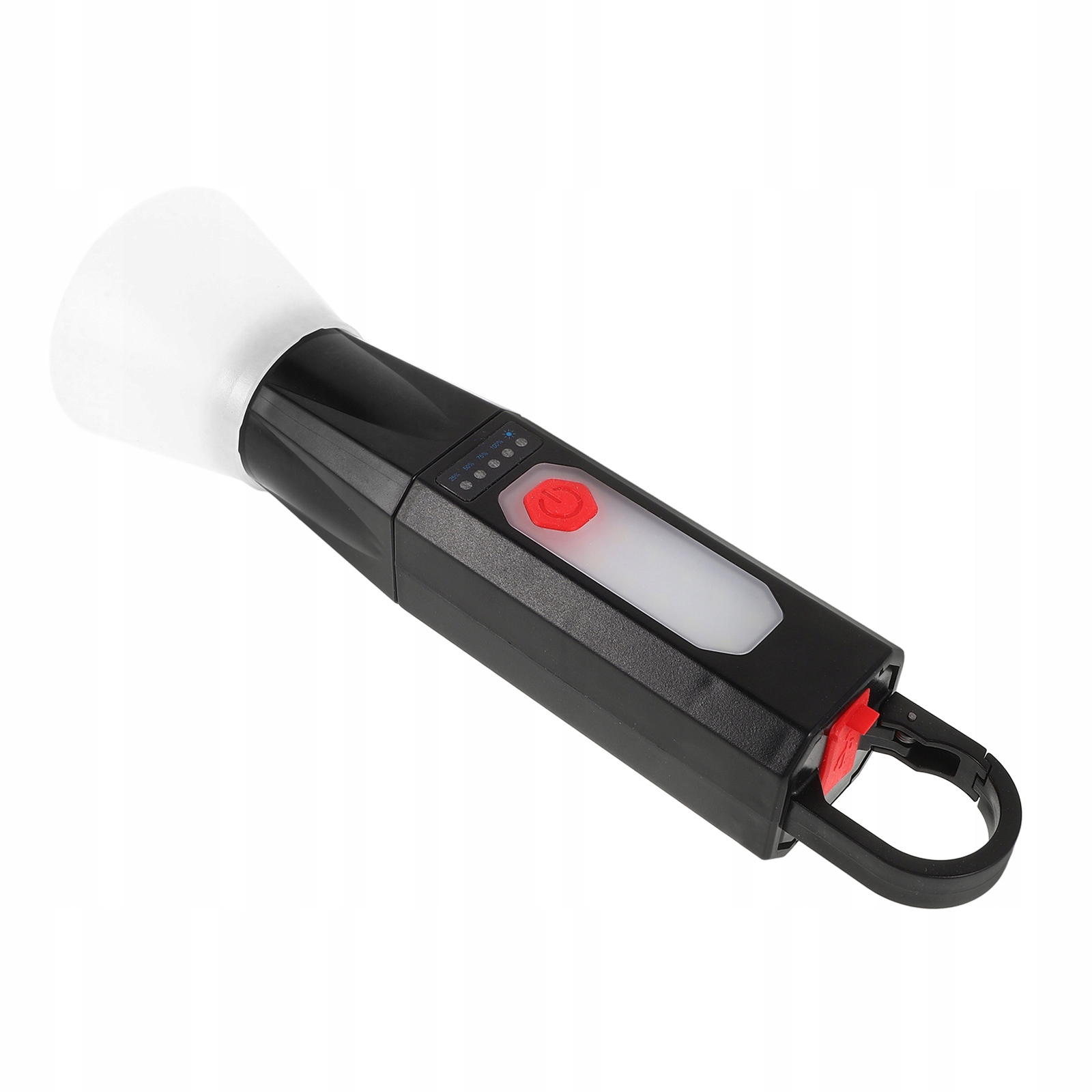 Latarka Led Z Ładowaniem Solarnym I Przez Usb