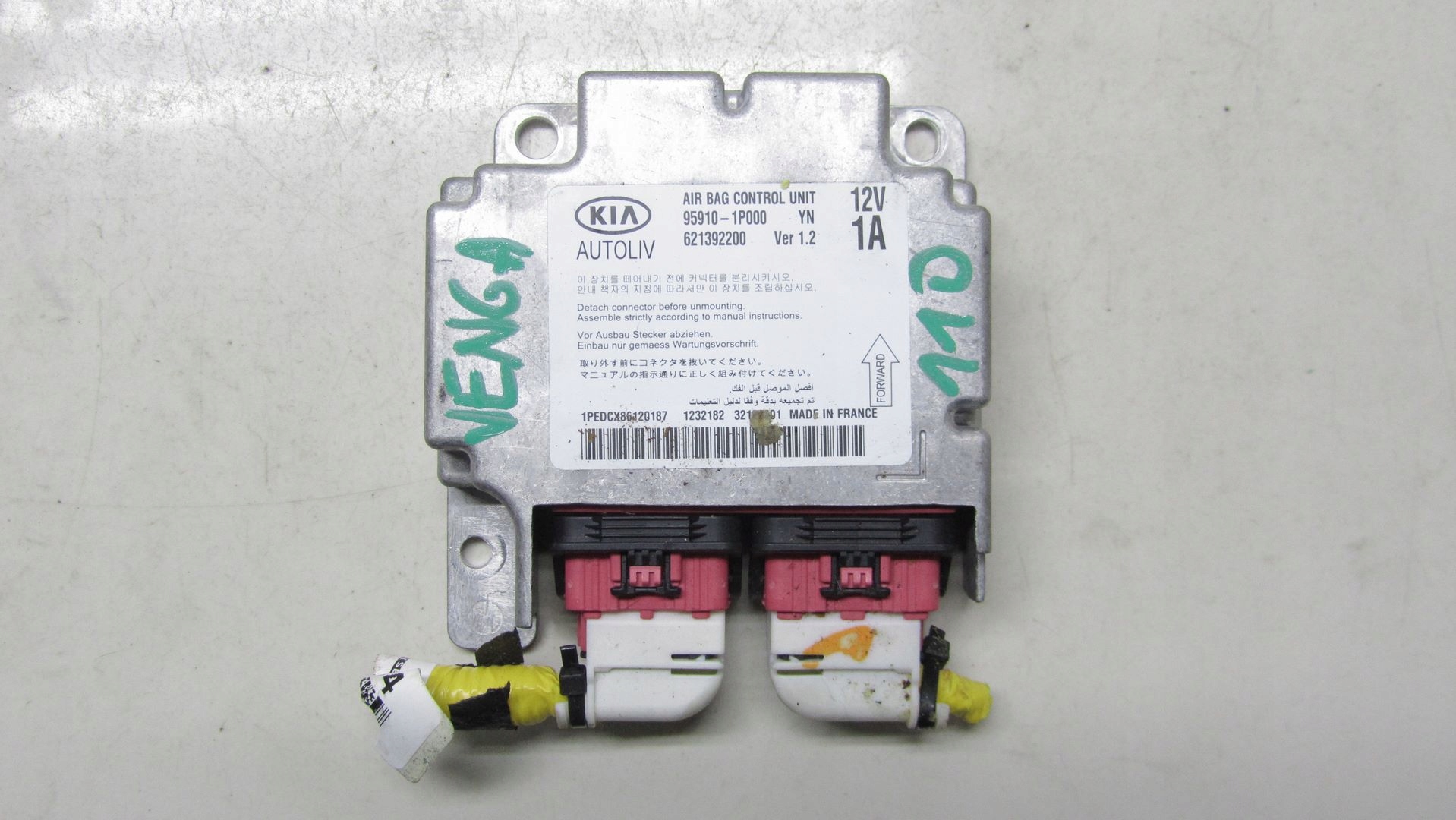 KIA VENGA SENSOR AIRBAG 95910-1P000 10-17