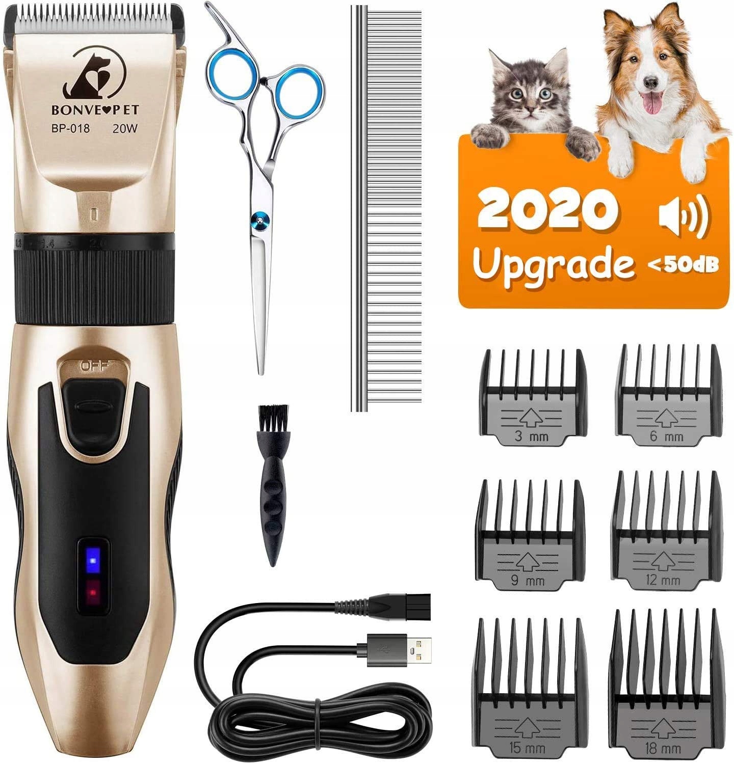 Levně Profesionální Zastřihovač Bonve Pet