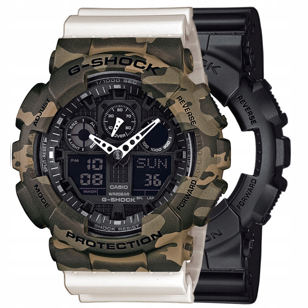 Hodinky Casio G-Shock Set GA-100-1A1ER Bezel 10507070 Řemínek 10395227