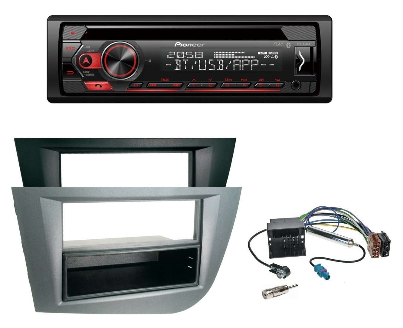 Pioneer DEH-S320BT Bluetooth autorádio Aux CD Usb Seat Leon 2