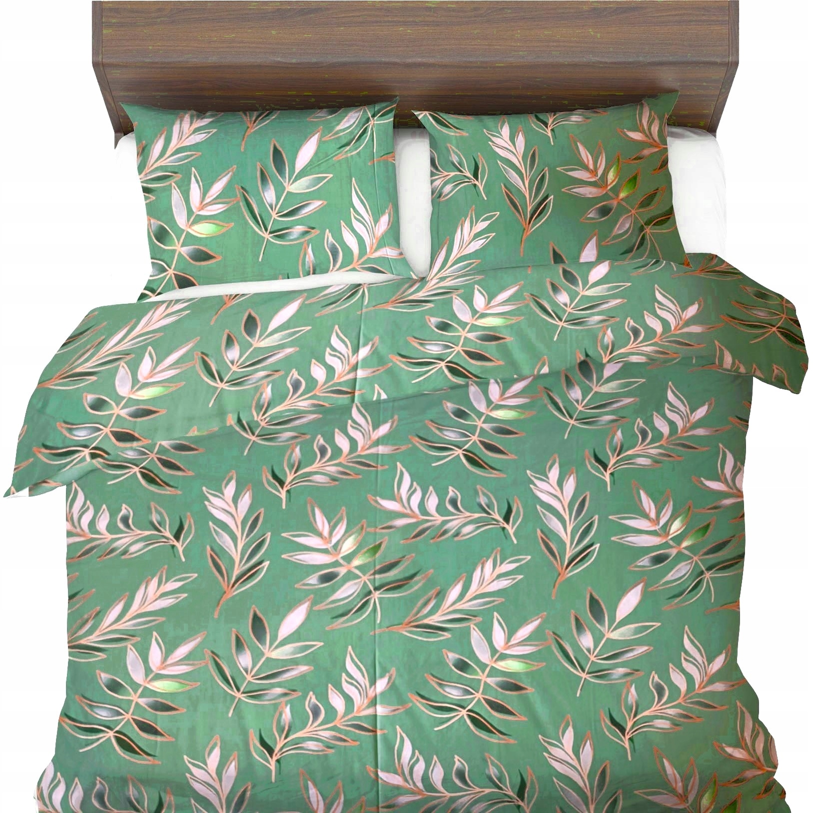 Povlak na přikrývku antialergický 180x200 100% přírodní Bavlna Listy