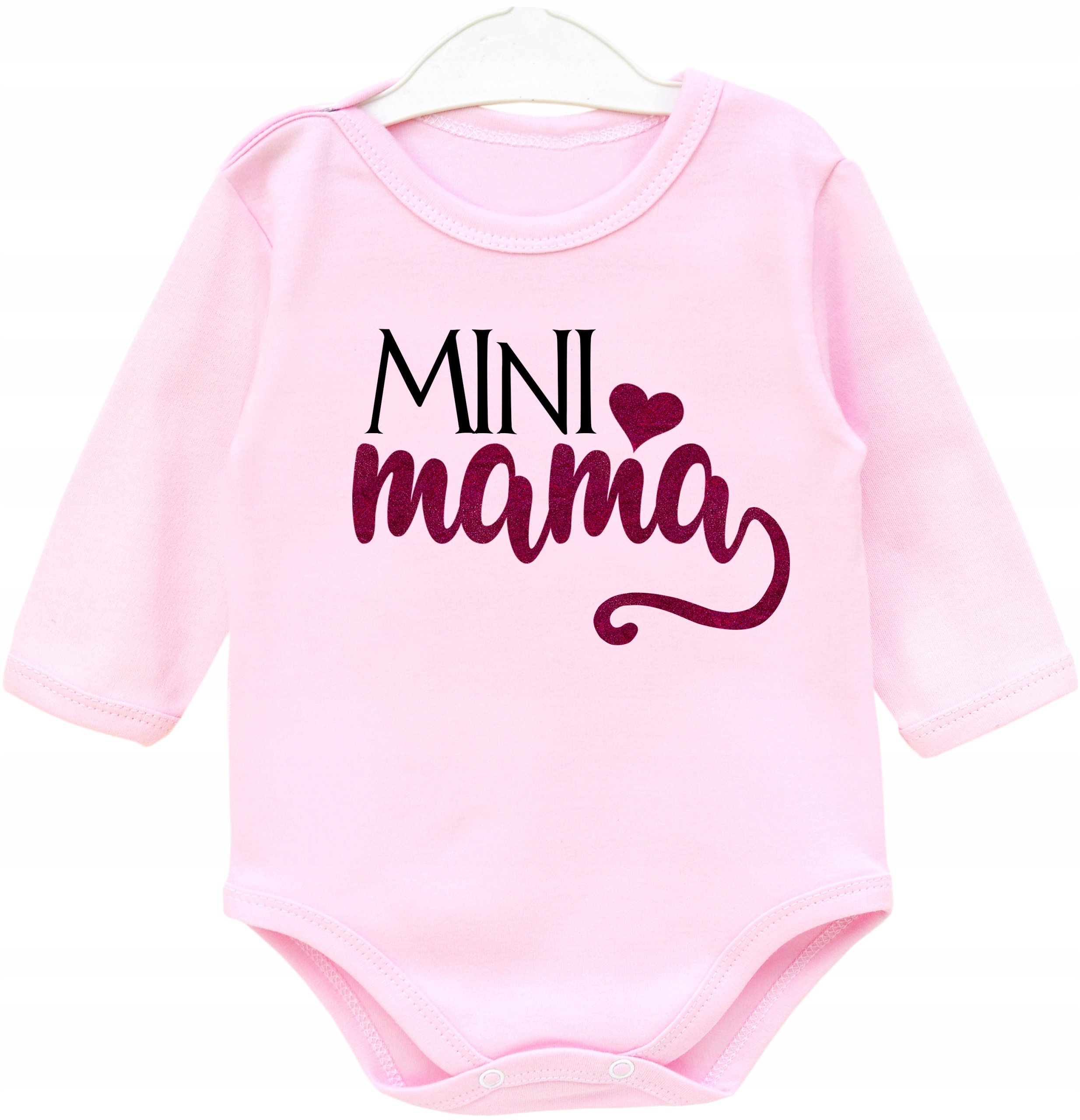 

Body z długim rękawem Mini Mama Brokat r. 86