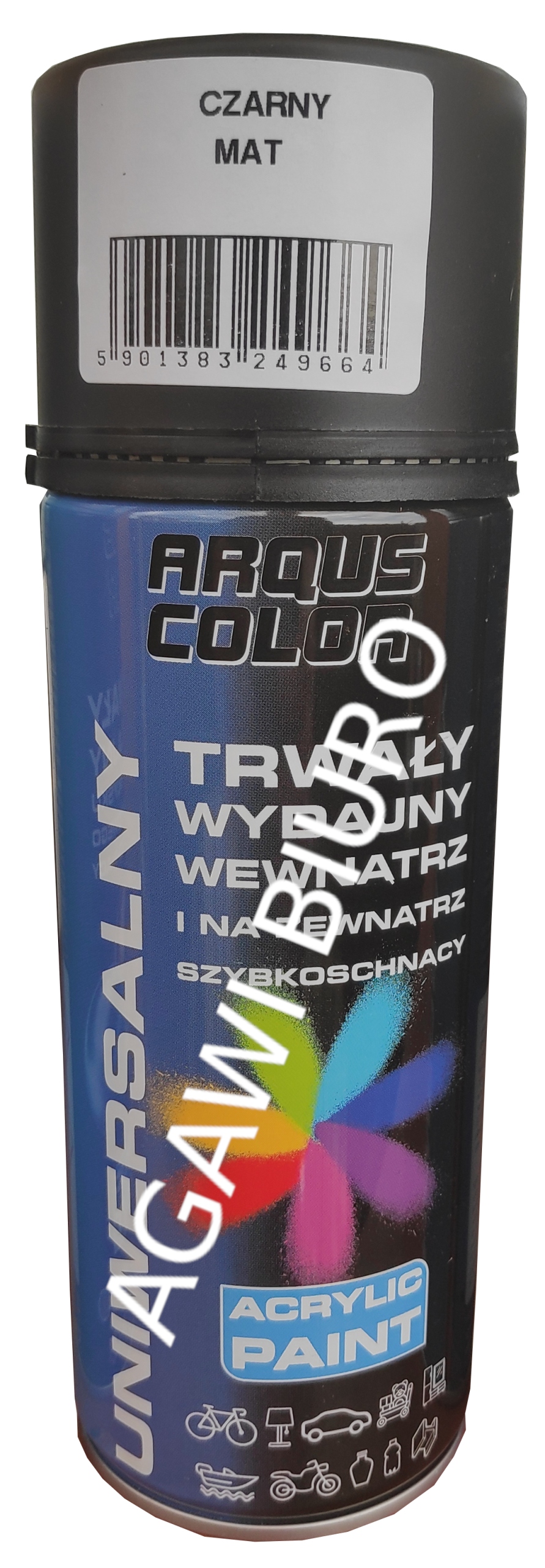 

Lakier-spray 400ml uniwersalny czarny mat