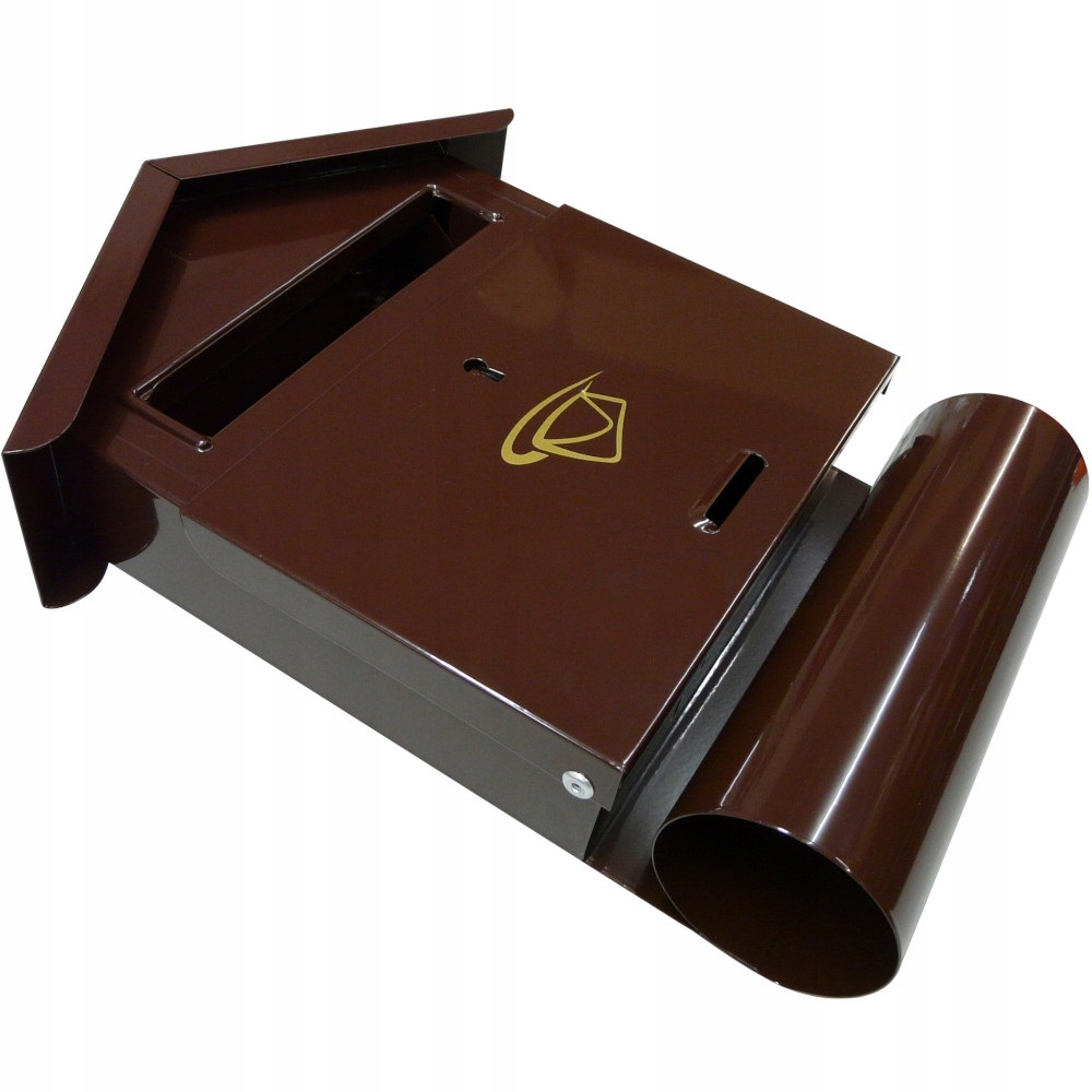 Poštovní Schránka S Tubou Na Tisk Bronzová