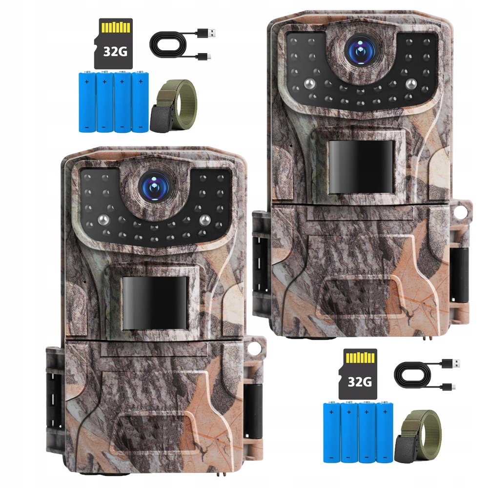 Kamera pro pozorování divoké zvěře 2K 36 Mp pro monitorování zahrady