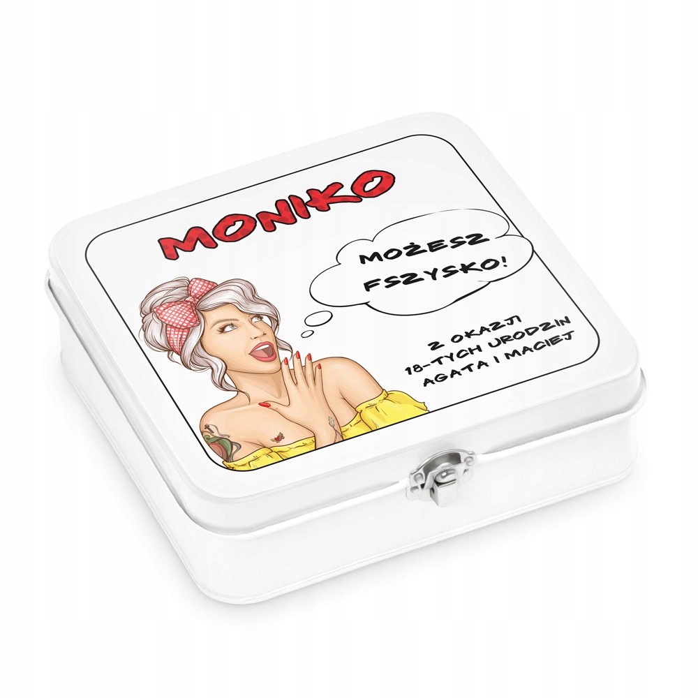 Levně Sada čajů jako Dárek k narozeninám Krabička na čaj velká s potiskem