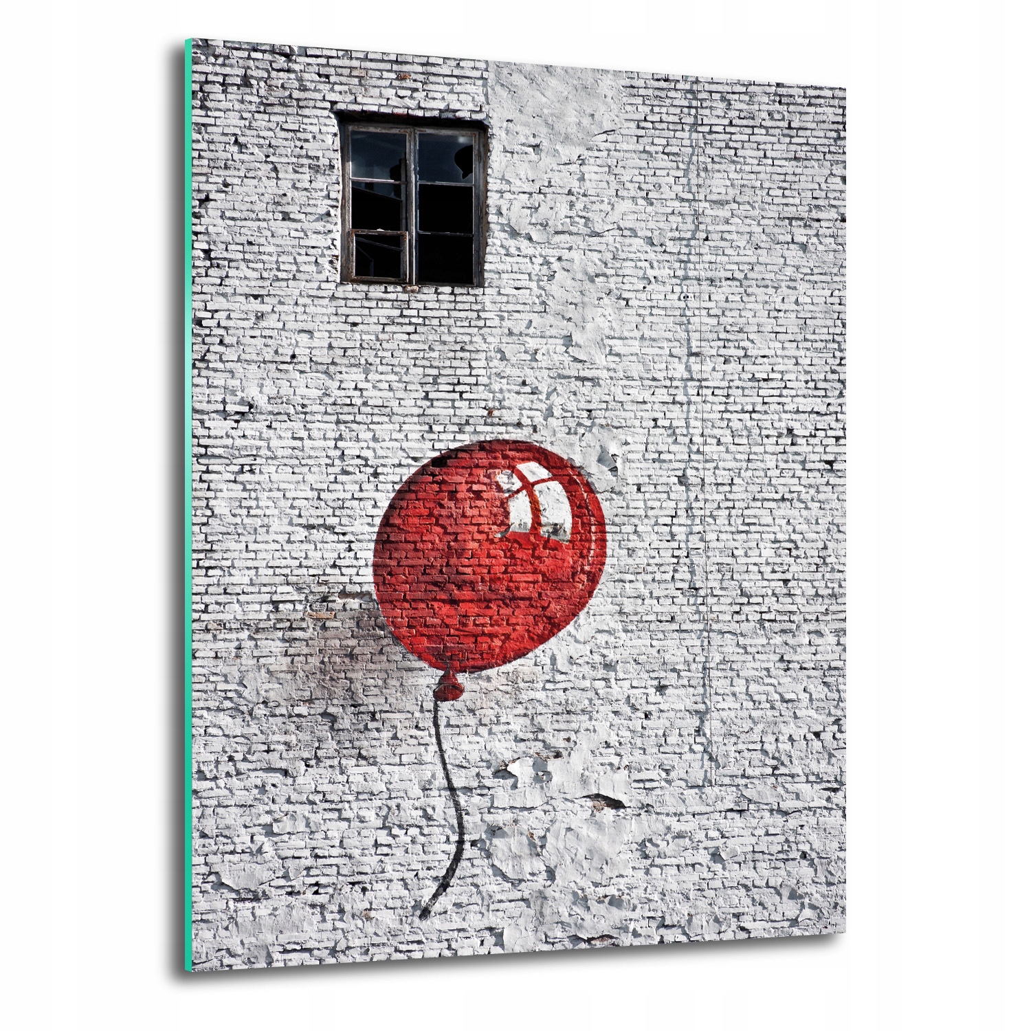 Obraz na skle na zeď Graffiti 3D zeď 70x100 cm