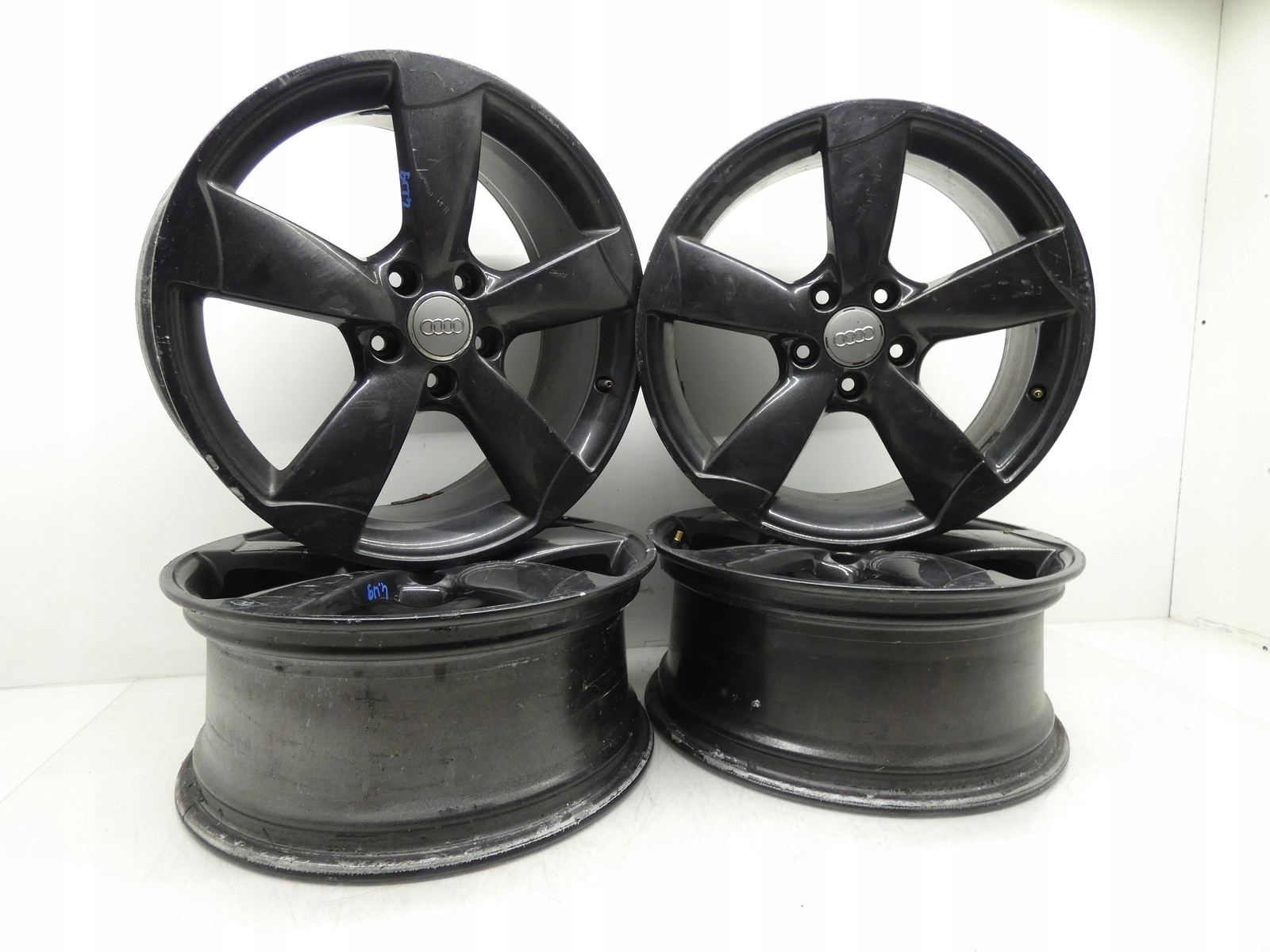 4X discs wheels disc R18 5X112 7.5J ET 54 AUDI A3 8P ROTOR S-LINE