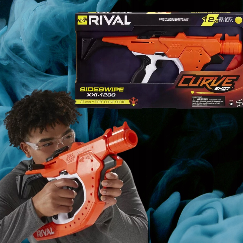 Nerf Rival Blaster Curve Shot Sideswipe XXI-1200 Rodzaj karabiny