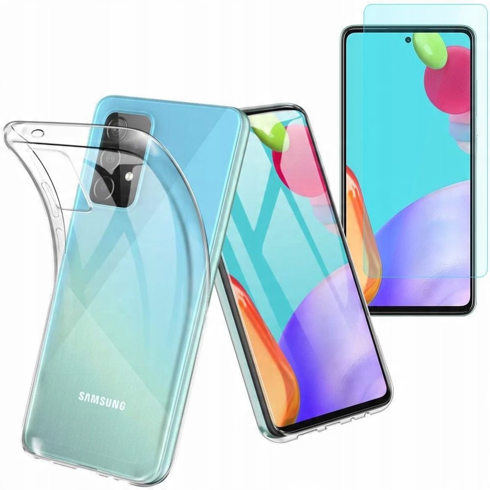 

Żelowy pokrowiec do Samsung Galaxy A52s A52 Szkło