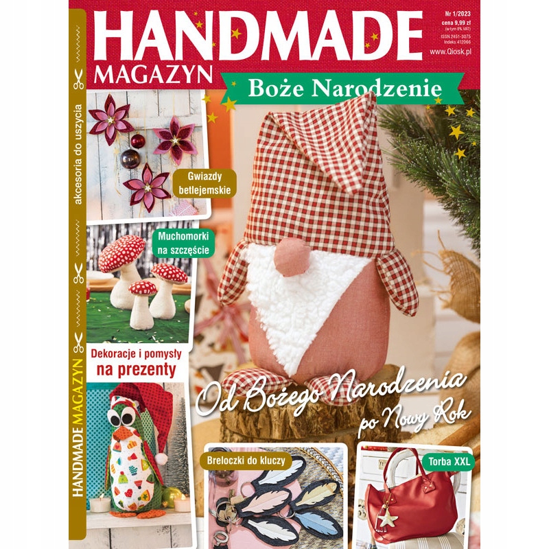1/2023 HANDMADE MAGAZYN BOŻE NARODZENIE GWIAZDY MUCHOMORKI PREZENTY