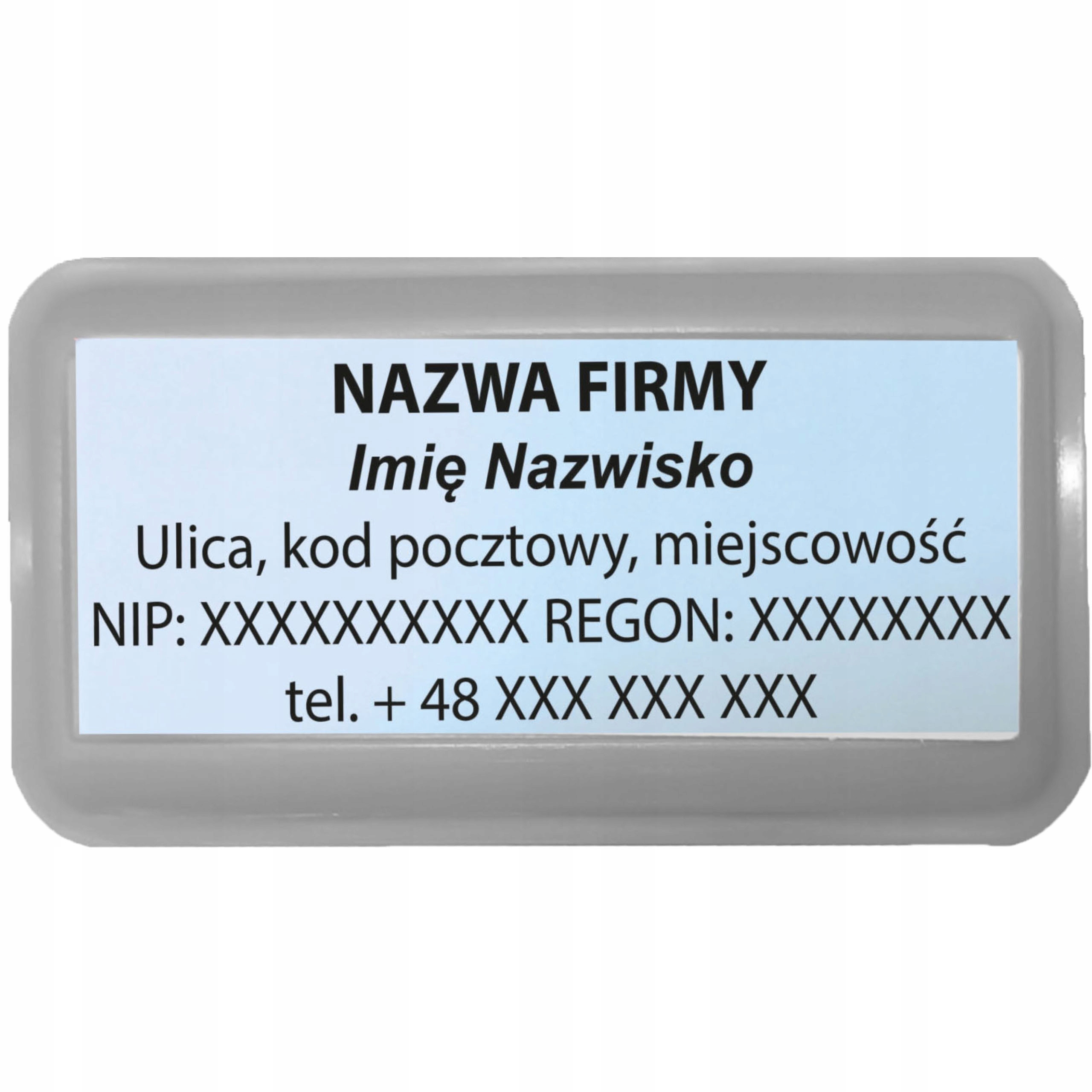 PIECZĄTKA WAGRAF B4s DO 8 LINII FIRMOWA IMIENNA BIUROWA PROJEKT + GUMKA Liczba wersów 1-2 wersy 3-4 wersy 5-6 wersów 7-8 wersów