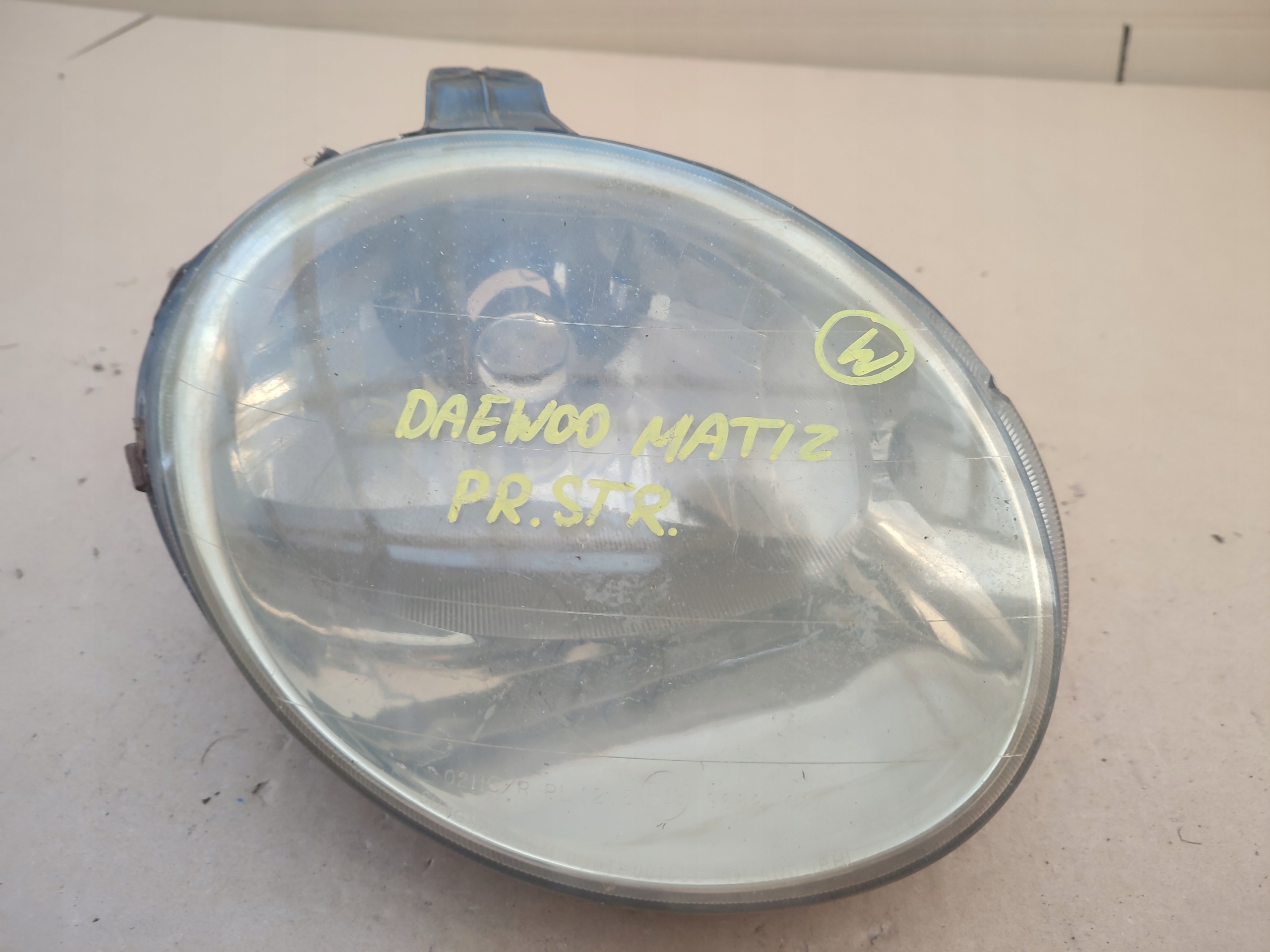 light right front front right Daewoo Matiz