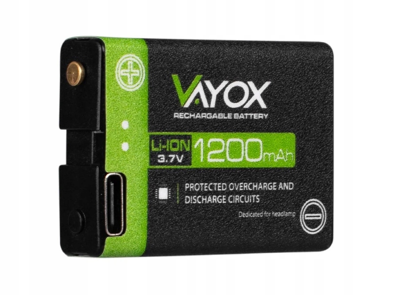 Akumulator do latarek czołowych VAYOX VA0255
