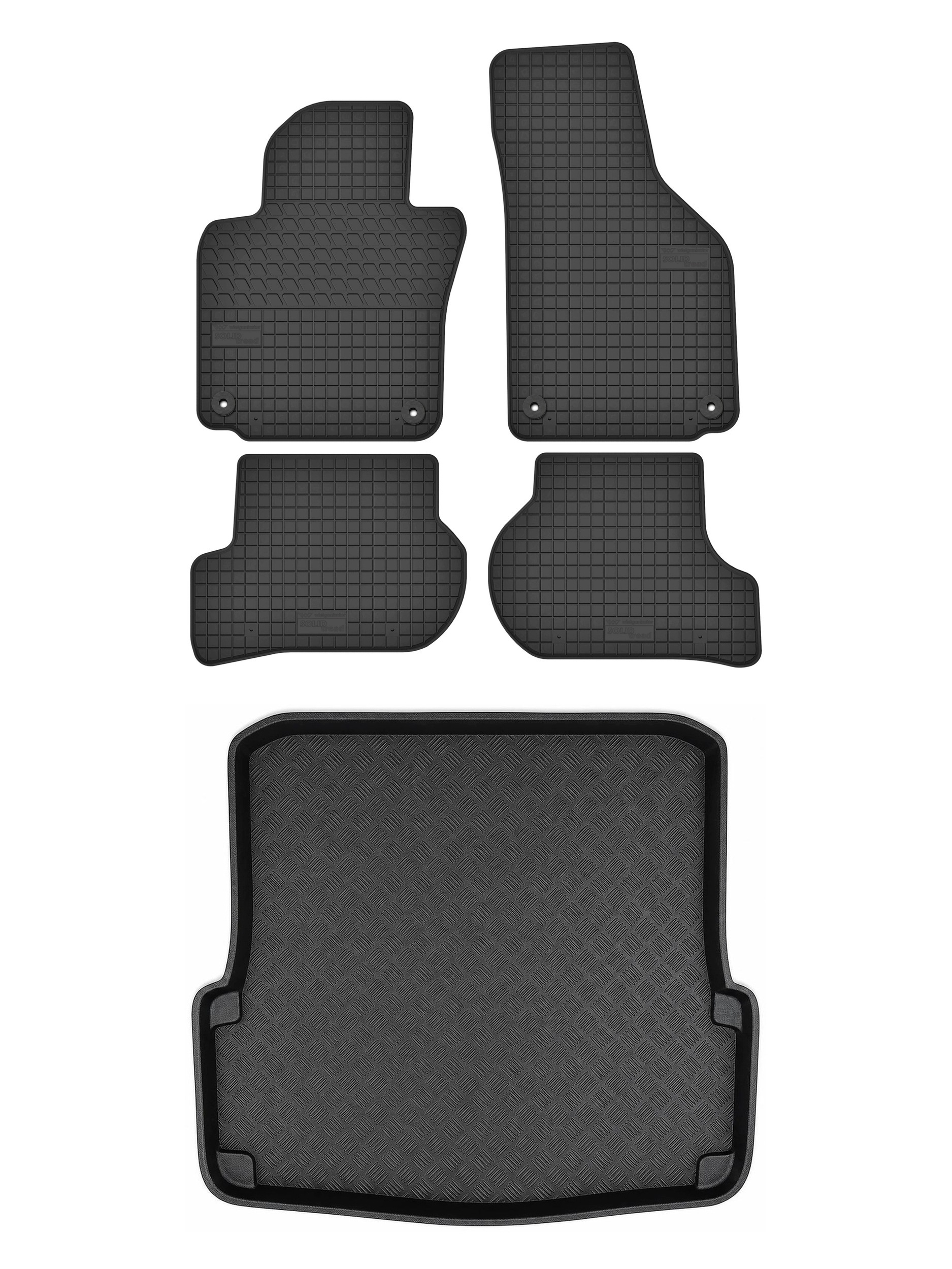 Gumové rohože SolidTread rohož batožinového priestoru pre: Škoda Octavia II 2004-2013