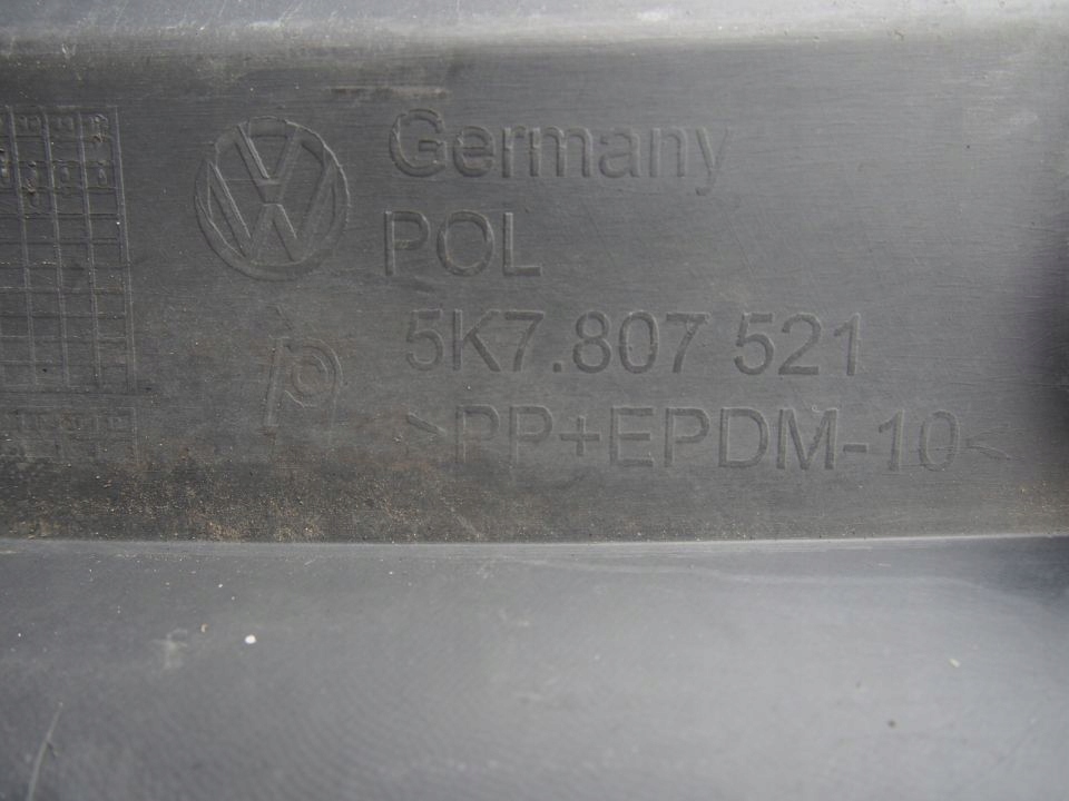 Volkswagen Golf 6 Cabrio Spoiler far hátsó VW VI