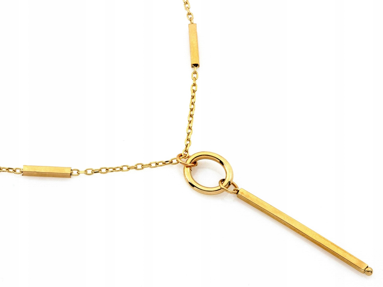 Zlatý náhrdelník pro ženu 585 elegantní model model s přívěskem 3.63 g