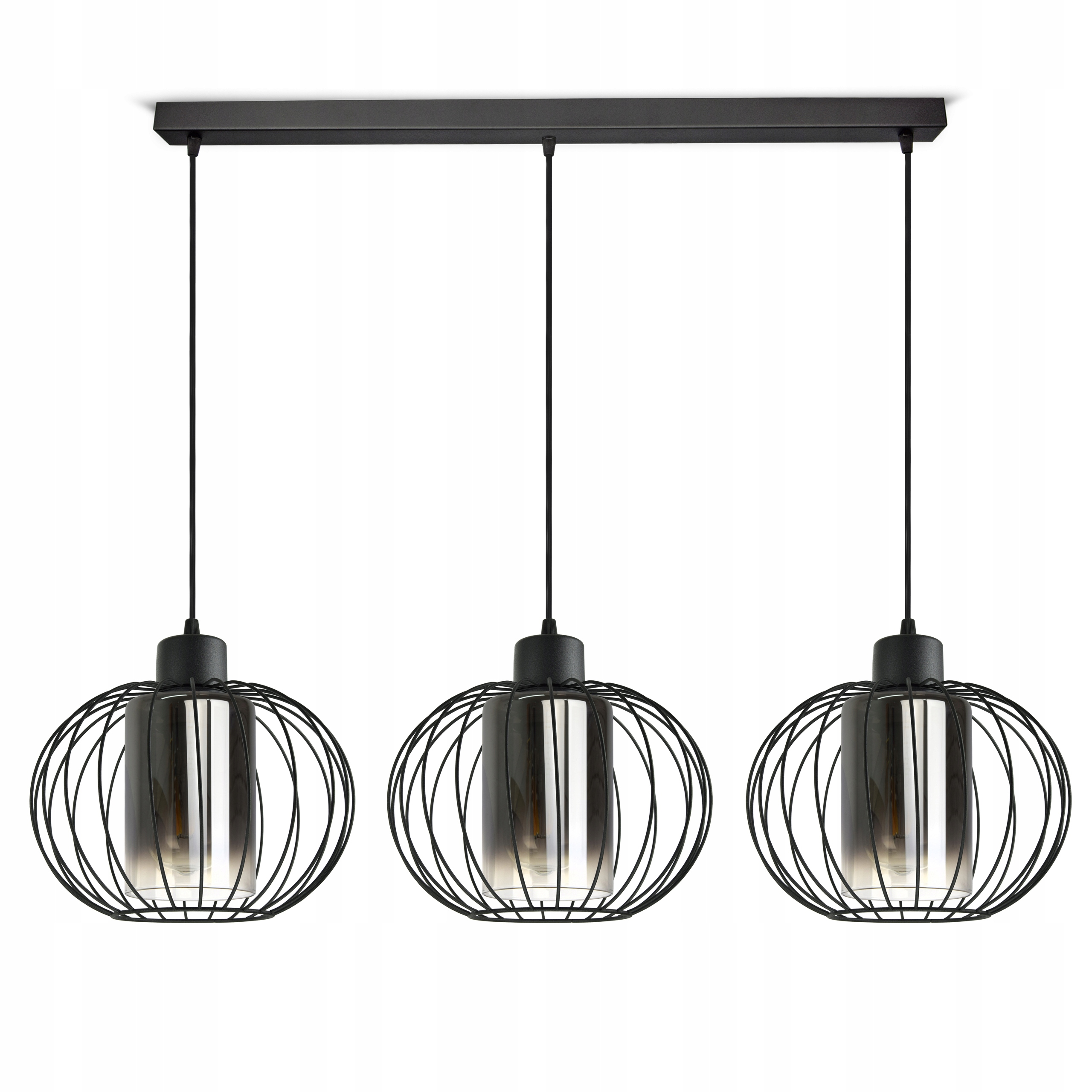 

Lampa Wisząca Żyrandol Glam Czarny Złoty Miedź Chr