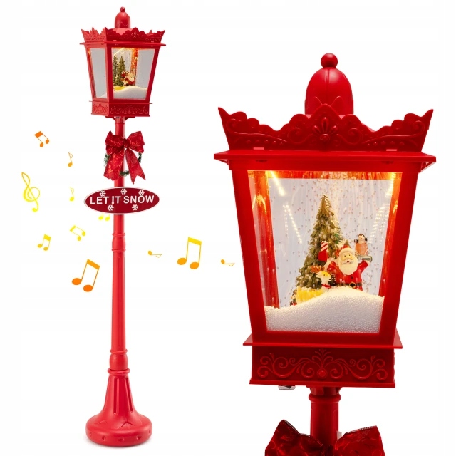Vianočná Lampa S Teplými Bielymi Led Svetlami 185 CM