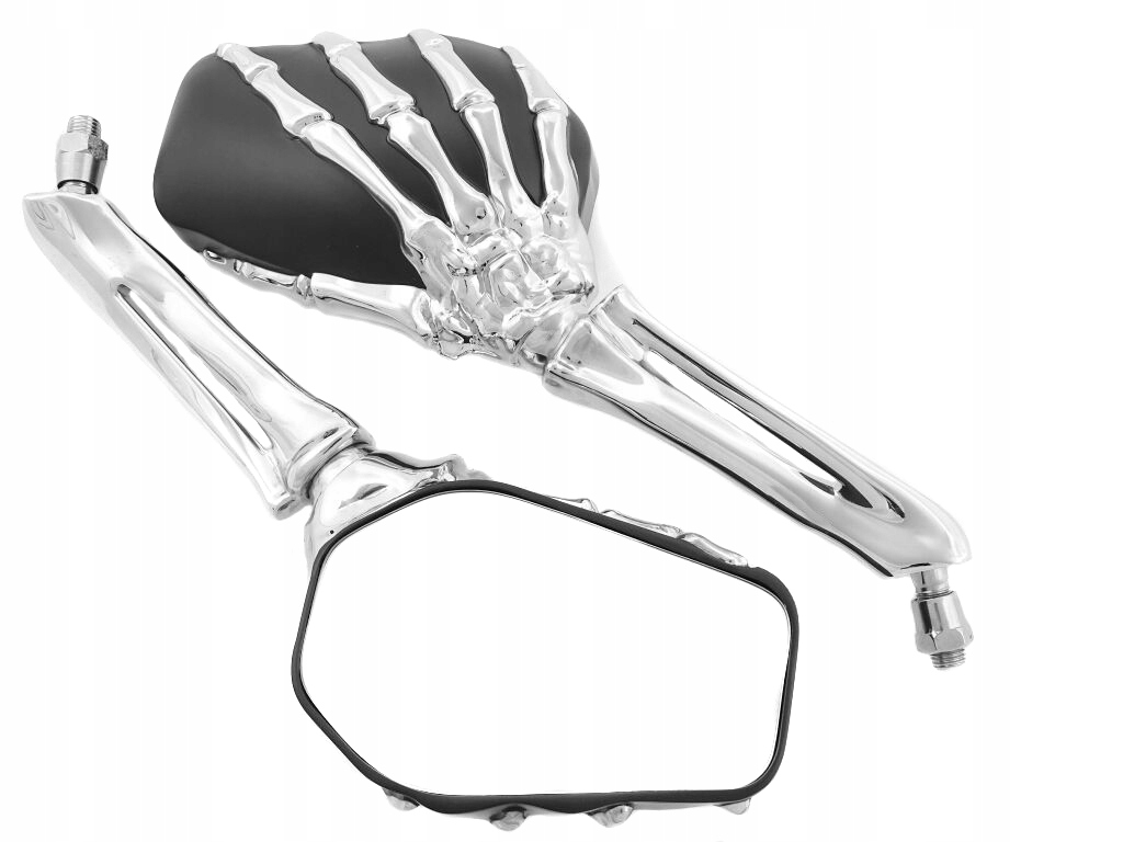 LU-221 - ХРОМОВАНІ ДЗЕРКАЛА ЗАДНЬОГО ВИДУ HONDA CMX 125 REBEL VT 125 SHADOW