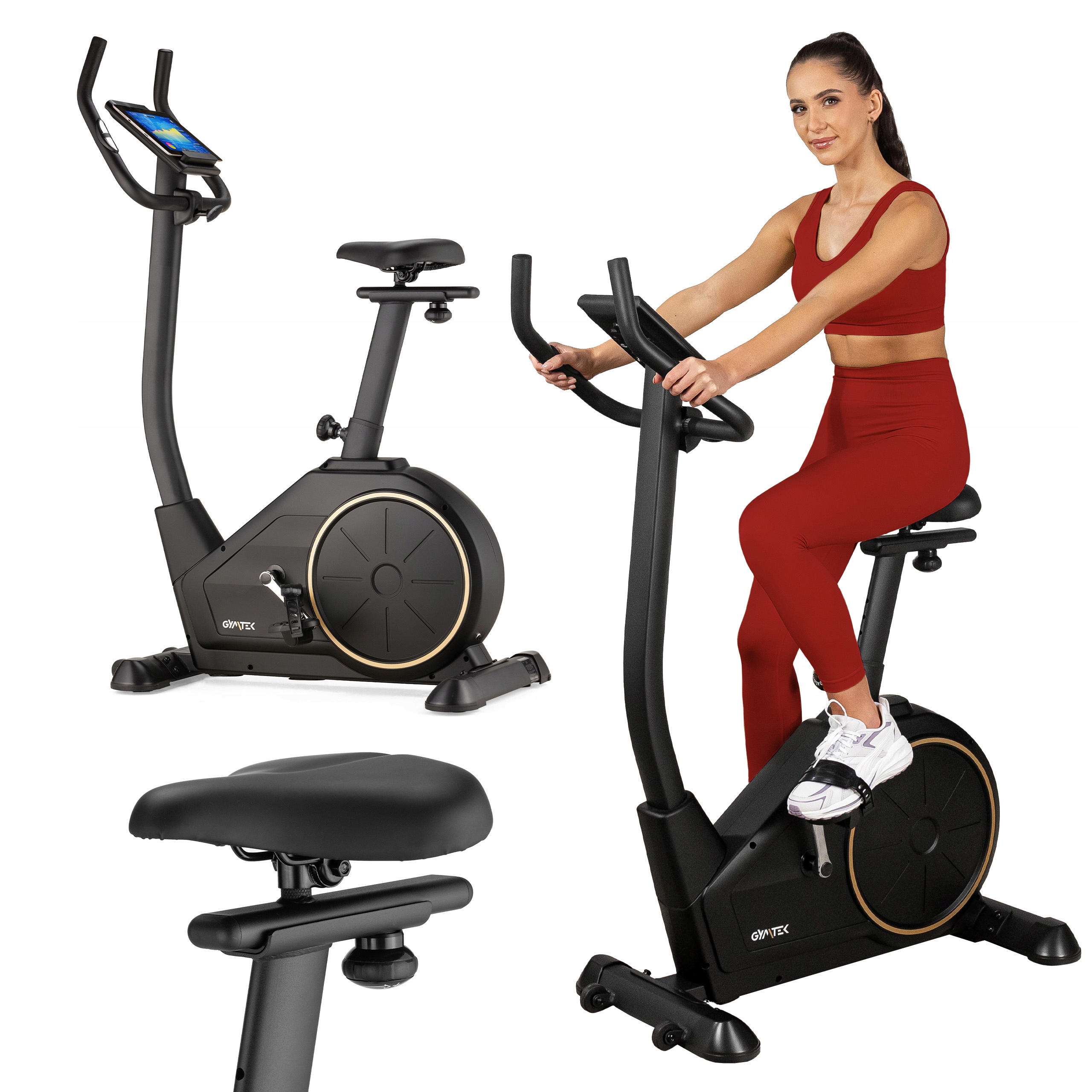 Rower Stacjonarny Magnetyczny Rowerek Treningowy Fitness XB2500 Gymtek