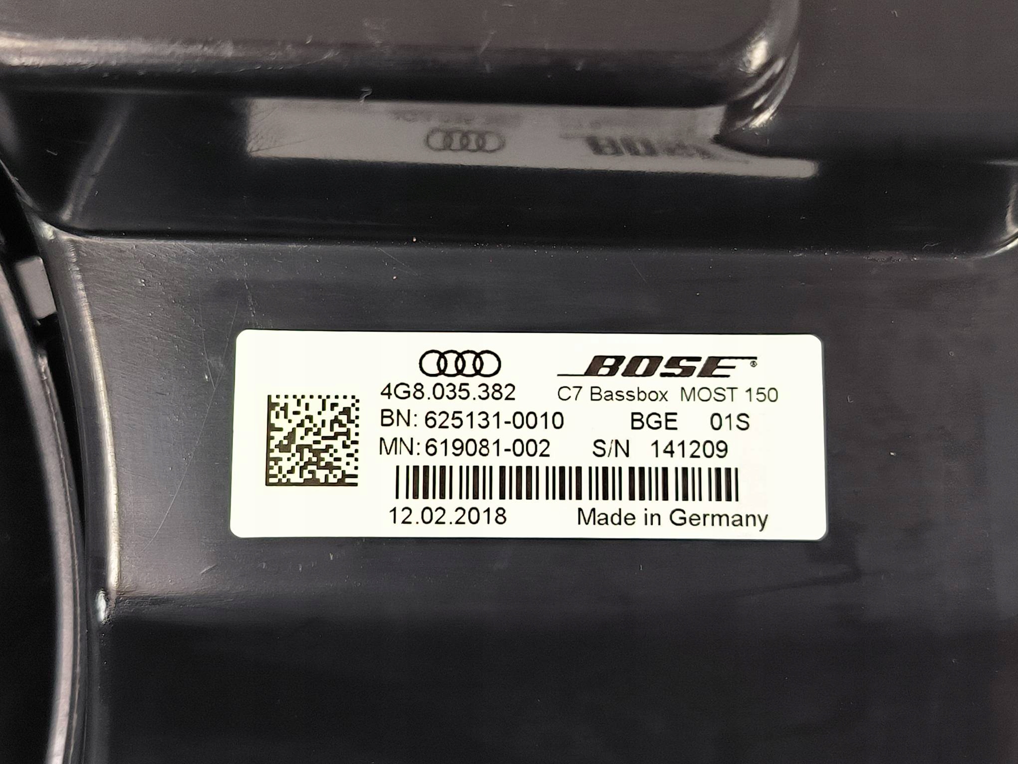 reprák 4G8035382 AUDI A6 C7 LIFT