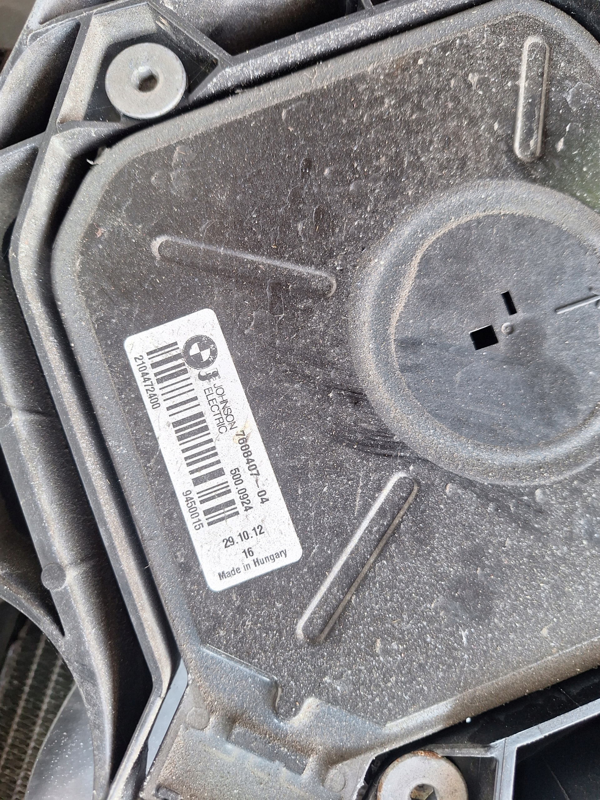 BMW 3 F30 F31 12-16 support panel for radiators 2.0 DIESEL