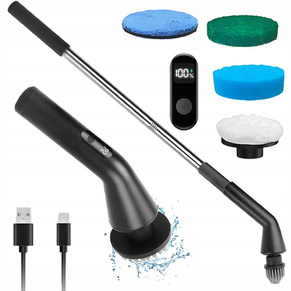 Levně Rotační Elektrický Čisticí Mop 37W, Voděodolnost IPX7